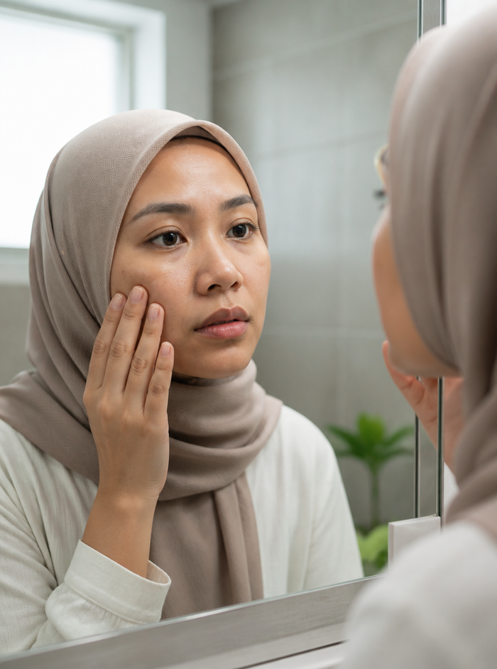 ⏳ Garis halus dan kulit kusam semakin ketara dengan usia