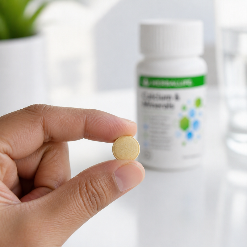 Tablet Sokongan Tulang Herbalife Calcium & Minerals