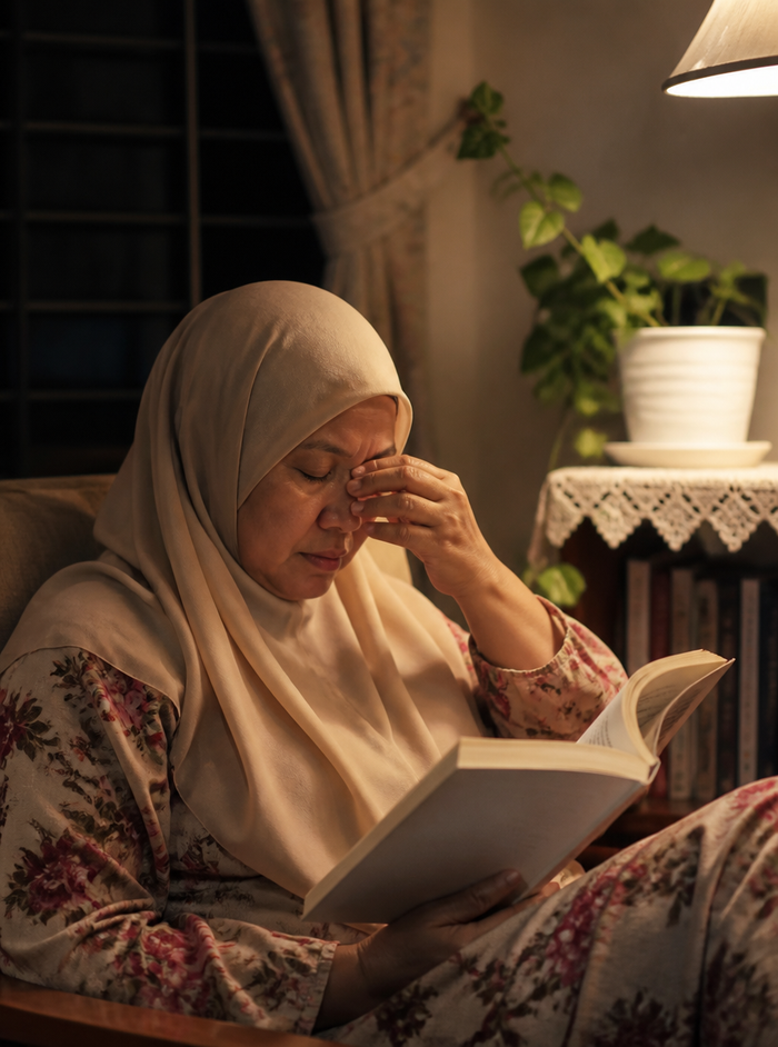 📖 Baca lebih beberapa minit je mata dah rasa penat?
